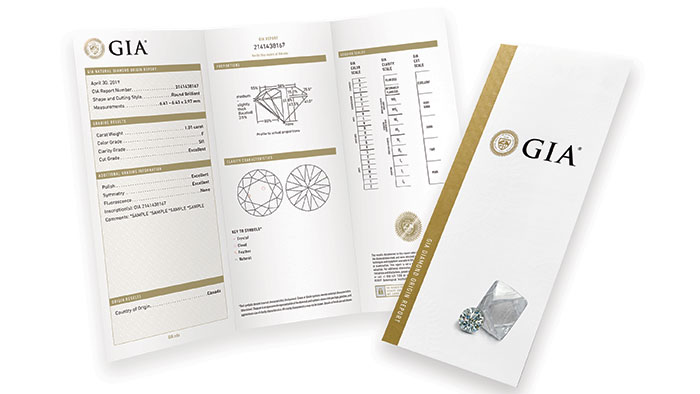 Gia on sale certificate search