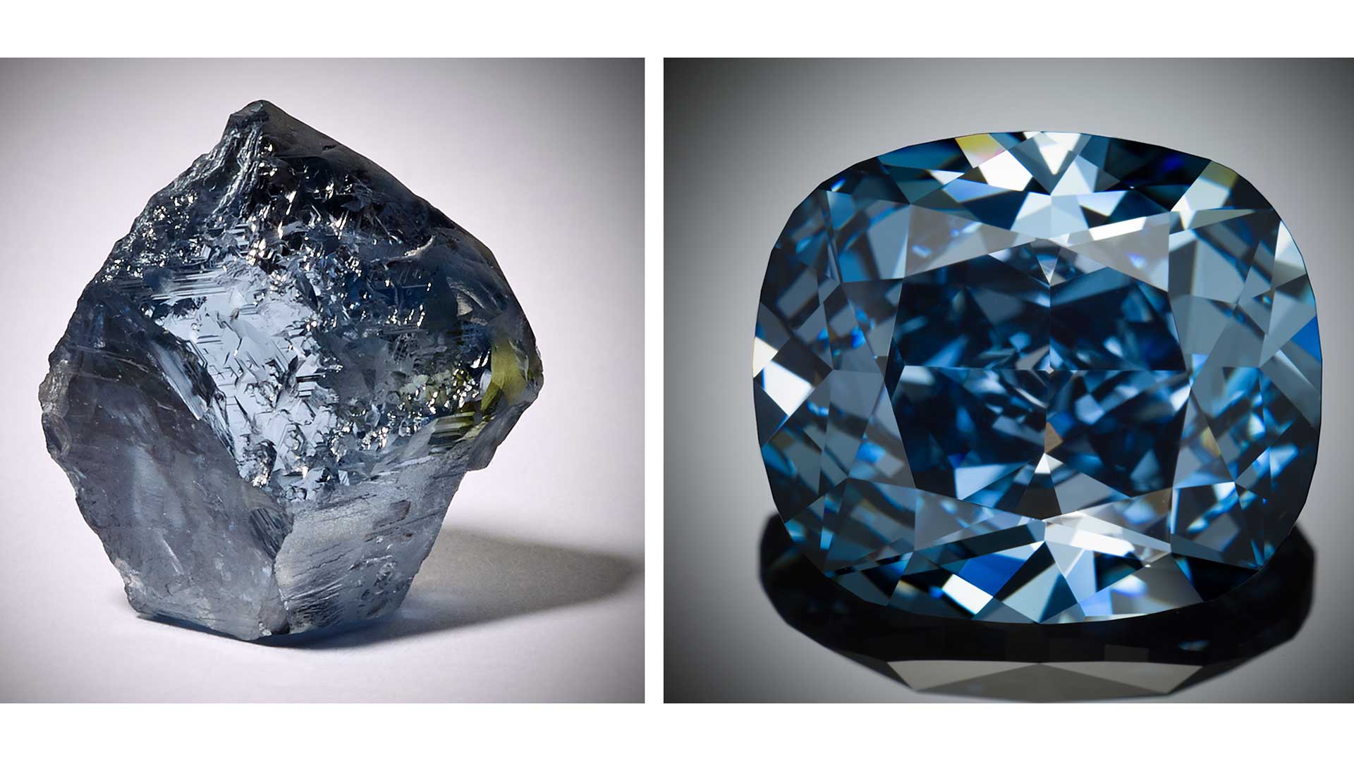 Rare, uncut blue diamond found in South Africa