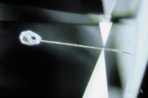 Laser Drilled Diamond Close-up