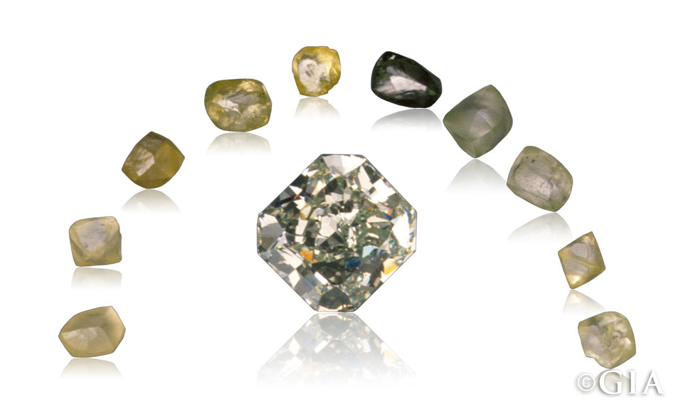 Yellow deals green diamond