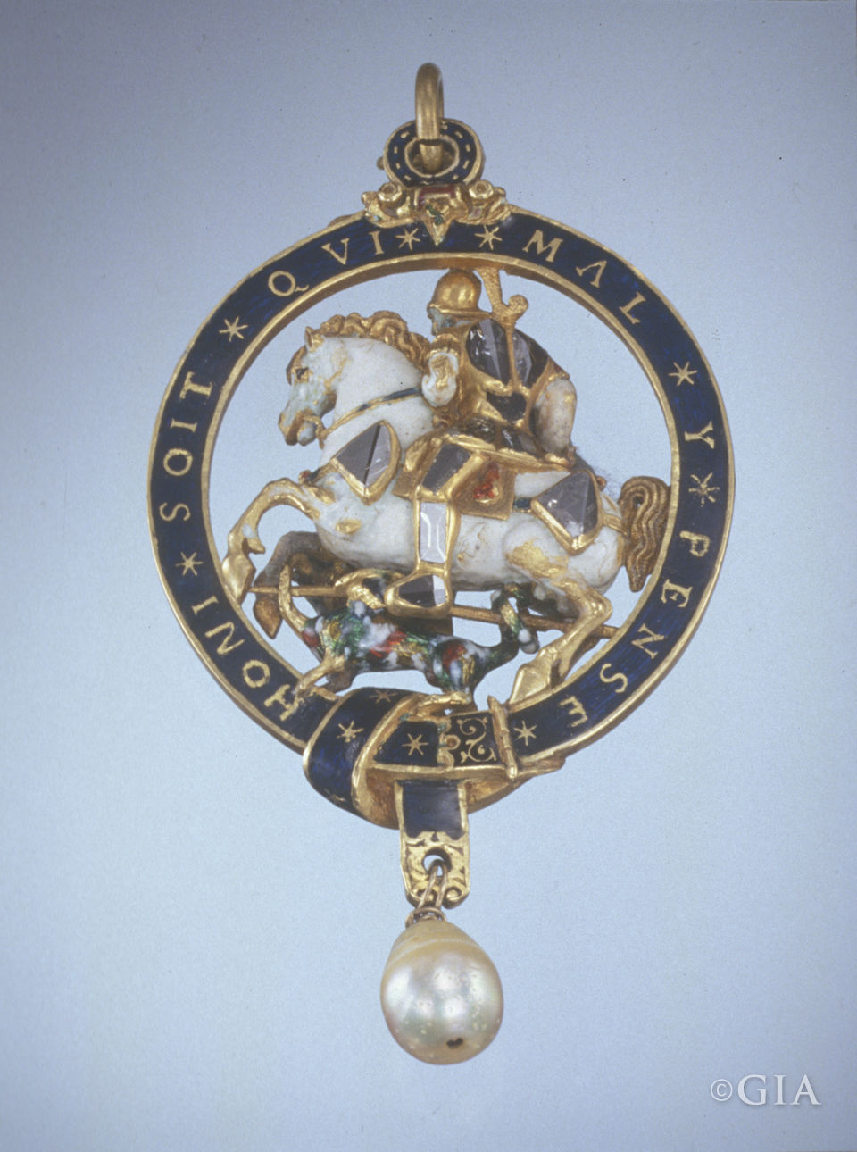 The Badge of the Order of the Garter, established in 1348 by Edward III of England, is still awarded to those who have served the Sovereign or contributed to public life . Your princely deeds could win you this special prize. Courtesy of S. J. Phillips, Ltd., London.