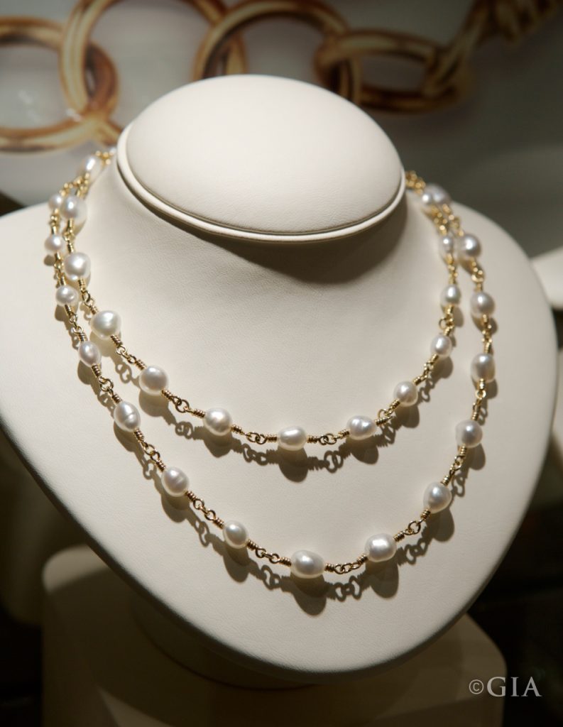 Pearl-necklace - GIA 4Cs