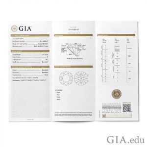 GIA Diamond Grading Report - GIA 4Cs