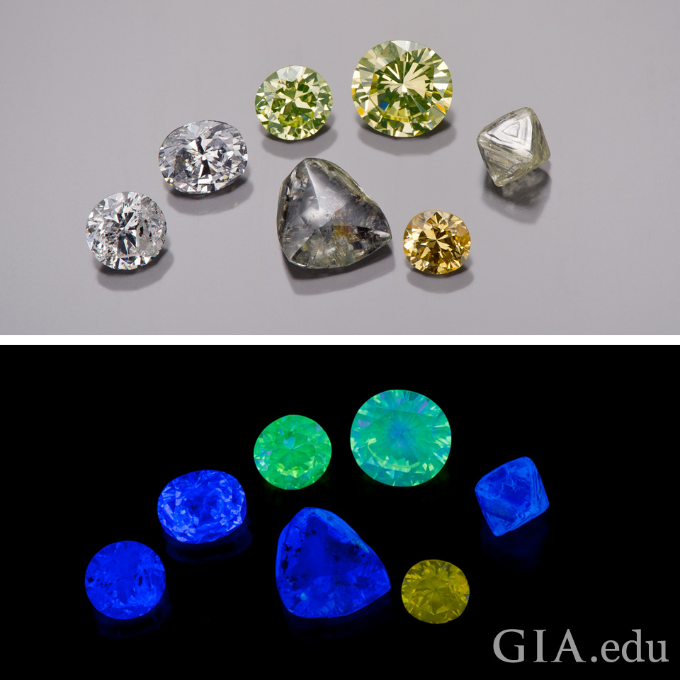 diamond fluorescence gia