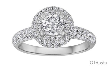 How much to add a hot sale halo to an engagement ring