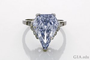 Fancy blue sale diamond engagement rings