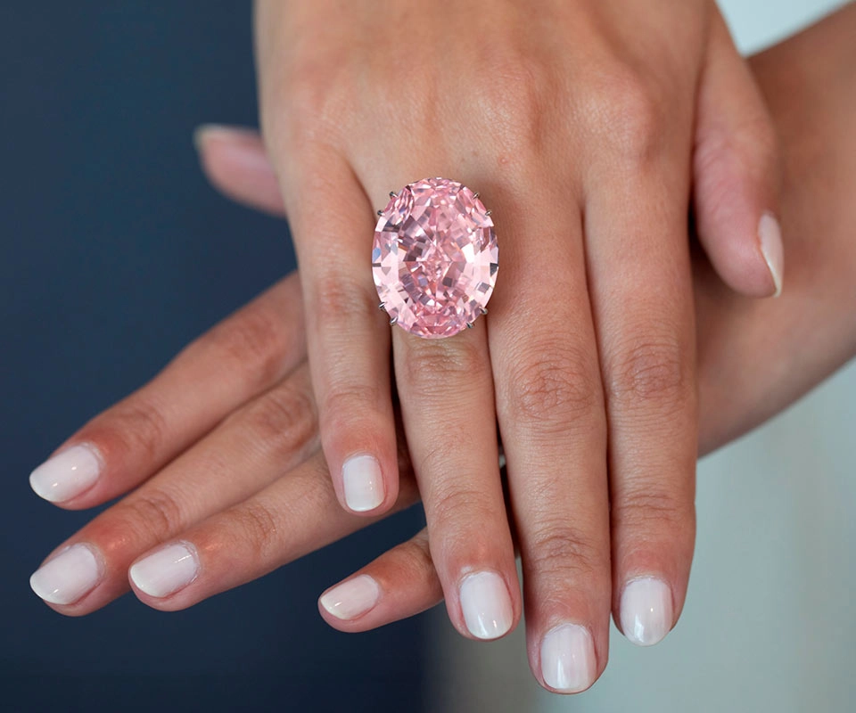 CTF pink star diamond ring