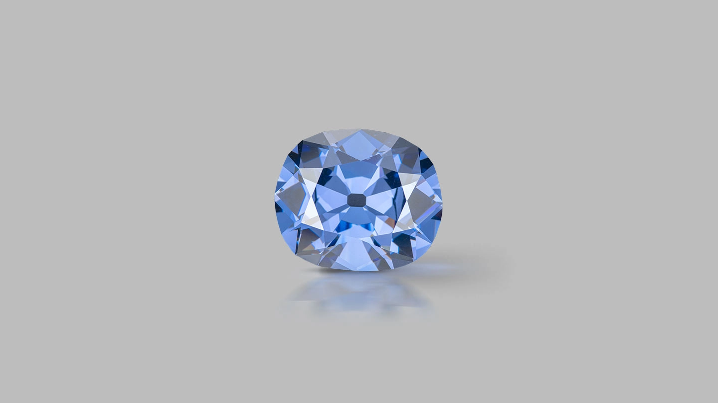 Blue cubic zirconia (CZ) diamond simulant