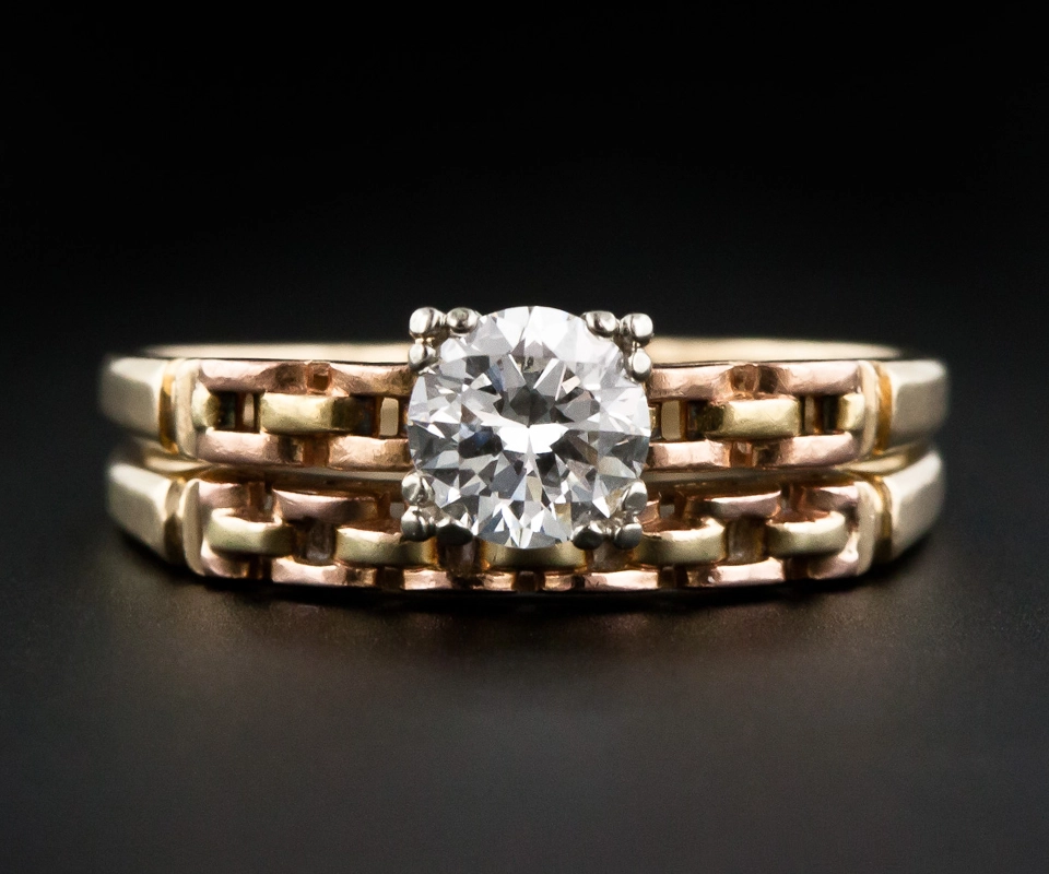 A solitaire diamond ring featuring a transitional cut diamond